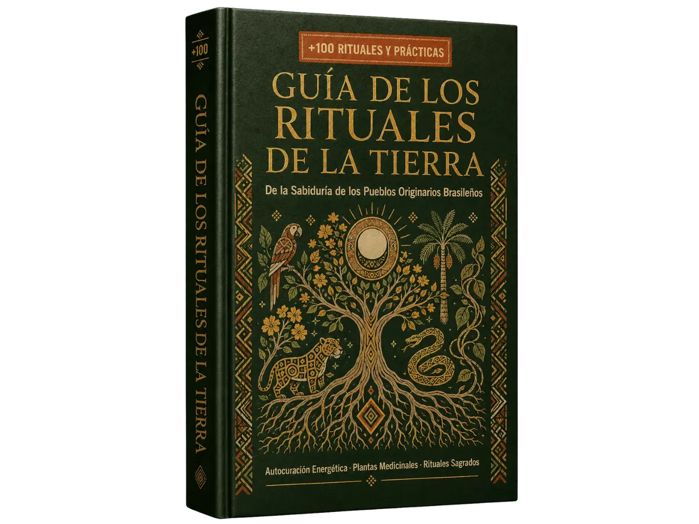 Mockup del libro Guía de los Rituales de la Tierra