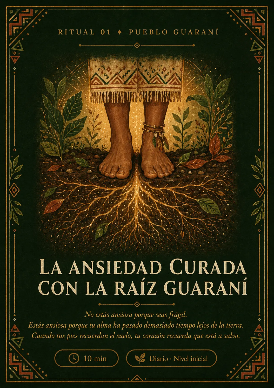 Ritual 01 — La ansiedad curada con la raíz Guaraní